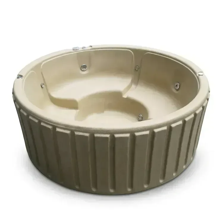 Ver imagem 2 de Eco Spa Portátil Premium com Hidromassagem e Aquecimento Bege Granito Ouro Fino 220V
