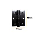 Ver imagem 4 de Dobradiça em Alumínio Preto 70 x 70 mm para Portas 10 Peças