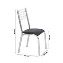 Ver imagem 7 de Conjunto de Mesa Tampo em Vidro 4 Cadeiras Camila Premium Ciplafe