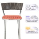 Ver imagem 3 de Kit Banqueta Bistro para Bar, Cozinha, Balcão em Alumínio e Fibra Tc Zanutto 6 Unidades Argila