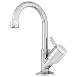 Torneira Mesa Lavatório Kelly 195 Bica Móvel Metal Cromada - 1 Torneira Mesa Lavatório Kelly 195 Bica Móvel Metal Cromada - 1