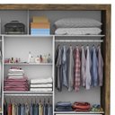 Ver imagem 6 de Guarda-Roupa Casal 4 Espelhos 3 Portas de Correr 4 Gavetas Max Premium Espresso Móveis