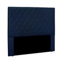 Ver imagem 1 de Cabeceira Casal Tina 140cm Estofada Fixação no Box Mdf-mdp Suede Azul Loja Sheep
