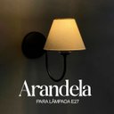 Ver imagem 4 de Arandela Luminaria de Parede Clássico Curvada Decoração Iluminação Casa Sala e Quarto Escritório