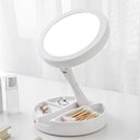 Ver imagem 3 de Espelho Luz Led Maquiagem Articulado Portátil Flexivel