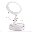 Ver imagem 2 de Espelho Luz Led Maquiagem Articulado Portátil Flexivel