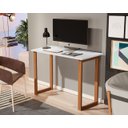 Ver imagem 1 de Mesa de Estudo Office 0,76cm - Pés em Madeira Maciça C/ Pintura Anti Umidade - Tampo 15mm C/ Fita de