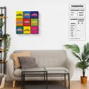Ver imagem 2 de Fuscas Pop Art- Módulo Decorativo com 9 Peças