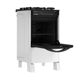 Fogão de Piso 4 Bocas Pérola Glass com Mesa de Vidro 4115 Esmaltec - 3