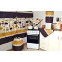 Ver imagem 1 de Jogo para Cozinha 6 peças - Tema Utensílios de Cozinha em Oxford Arte & Tear
