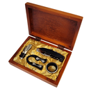 Ver imagem 2 de Kit Presente Caixa de Madeira com 4 Acessórios para Vinho