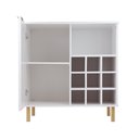 Ver imagem 7 de Aparador Bar Adega + Cristaleira Ditália R-633 E-964 Branco