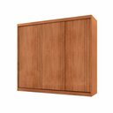 Ver imagem 2 de Guarda Roupa Casal Connor 100 Mdf 3 Portas 4 Gavetas e 6 Prateleiras Moderna Mobília