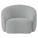 Ver imagem 7 de Kit 02 Poltronas Orgânica Luxo Recepção Amore Bouclé Cinza - Amarena Móveis