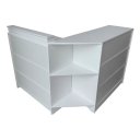 Ver imagem 1 de Balcão Caixa + Recepção 100% Mdf Branco - Suprema Móveis