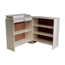 Ver imagem 2 de Balcão Caixa + Recepção 100% Mdf Branco - Suprema Móveis