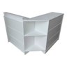 Balcão Caixa + Recepção 100% Mdf Branco - Suprema Móveis - 1