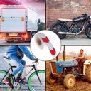 Ver imagem 5 de Faixa Refletiva Sinalizaçao 25 Metros Segurança Vermelho Branco Automotivo Estrada Caminhao Transito