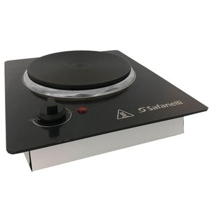 Fogão Elétrico de Embutir Gourmet 1 Placa Safanelli Preto 220v