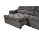 Ver imagem 3 de Sofá Premium Deluxe 2,5mts - Cinza