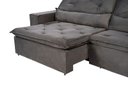 Ver imagem 3 de Sofá Premium Deluxe 2,5mts - Cinza