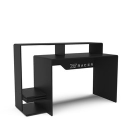 Mesa Gamer E Escritóro Xt Racer Expert Politorno Preto/Branco - 2