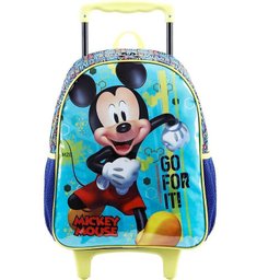 Mochila Infantil com Rodinha Mickey X2 - 1