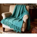 Ver imagem 1 de Manta em Algodão 1,80 X 2,30 Verde Água