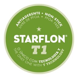 Assadeira Rasa Brasil Alumínio Revestimento Antiaderente Starflon T1 Grafite 28 Cm 2 L Tramontina - 5