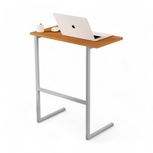 Mesa para Notebook Thor Nature e Cinza Sal Movelaria