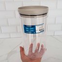 Ver imagem 4 de Pote Hermético Soprano Plástico com Tampa 2,1 Litros Redondo Cinza