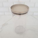 Ver imagem 3 de Pote Hermético Soprano Plástico com Tampa 2,1 Litros Redondo Cinza