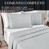 Cobre Leito Queen Size Piquet Lisboa 100% Algodão 03 Peças Charm:cinza - 6