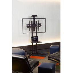 Pedestal Tv de 42 a 65 Polegadas com Bandeja e Ajuste de Altura Ped 4265 - 14
