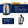 Chaleira Elétrica Electrolux 1,8l Inox Efficient Eek10 220v - 7