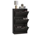 Ver imagem 5 de Sapateira Vertical 3 Portas Basculantes Organizador para 20 Pares Multiuso Hall de Entrada