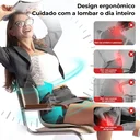 Ver imagem 6 de Assento Ergonômico Ortopédico com Apoio Lombar para Cadeira e Carro