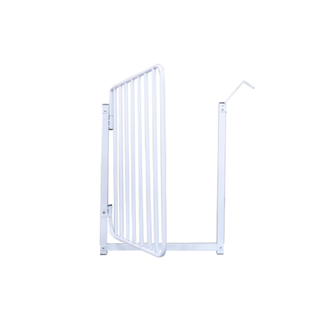 Grade Portão Proteção Pet Cachorro 89 a 94 Cm Criança Cães Cor:preto:branco