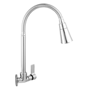 Ver imagem 5 de Torneira Cozinha Parede Gourmet Cônico Cromado C-65