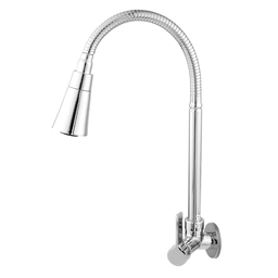 Torneira Cozinha Parede Gourmet Cônico Cromado C-65 - 4