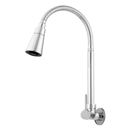 Torneira Cozinha Parede Gourmet Cônico Cromado C-65 - 3