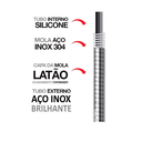 Ver mais imagens de Torneira Cozinha Parede Gourmet Cônico Cromado C-65