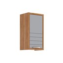 Ver imagem 1 de Armário Aéreo Cozinha Eloise 1 Porta 40cm Platina MGM