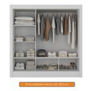 Ver imagem 5 de Guarda-Roupa Casal 3 Portas de Correr com Espelho Jequitibá Yescasa