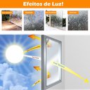 Ver imagem 4 de Pelicula Adesivo Eletrostatica Vidro Jateado Faixas Brancas