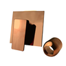 Acabamento para Registro Monocomando Ducha Chuveiro Rose Gold Padrão Base Deca Metal Premium Pmx - 4