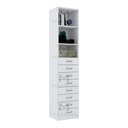 Ver imagem 4 de MÓDULO CLOSET TORRE COM 8 GAVETAS + 3 PRATELEIRAS M378.B MUNDI MOVEIS