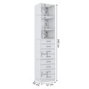 Ver imagem 2 de MÓDULO CLOSET TORRE COM 8 GAVETAS + 3 PRATELEIRAS M378.B MUNDI MOVEIS