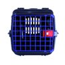 Caixa De Transporte Cães Nº3 Preta Com Porta Azul - 3