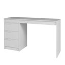 Ver imagem 7 de Mesa Escrivaninha para Computador com 3 Gavetas BC98 Branco - BRV Móveis